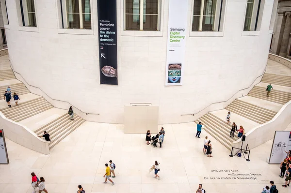 London August 2022 Great Court British Museum Designed Architect Lord — Foto de Stock