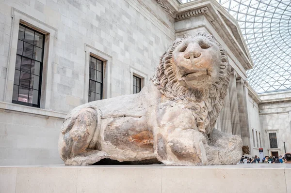 London August 2022 Exhibits Great Court British Museum Designed Architect — Stock Photo, Image