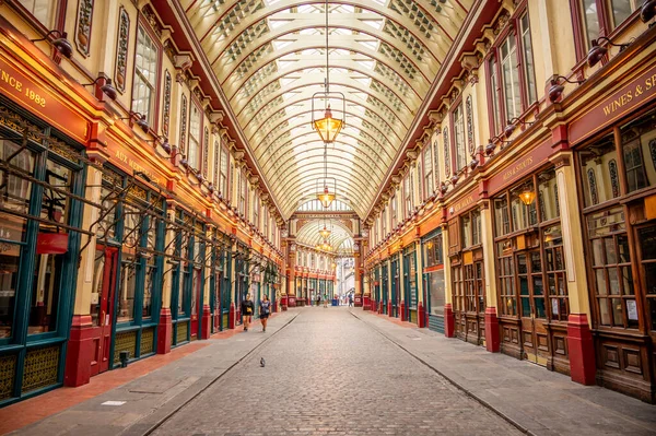 London August 2022 London Amazing Leadenhall Market Business Open — Stockfoto