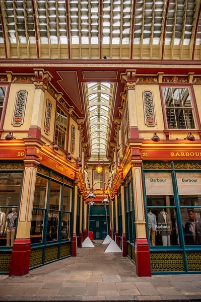 London August 2022 London Amazing Leadenhall Market Business Open — Stock fotografie