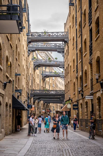 London August 2022 Street View Shad Thames Historic Riverside Street — Stock fotografie