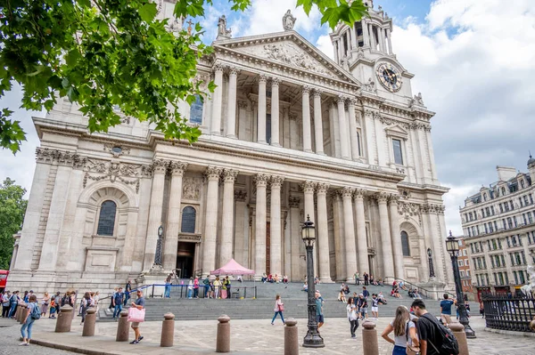 London August 2022 Beautifu Facade Pauls Cathedral London — ストック写真