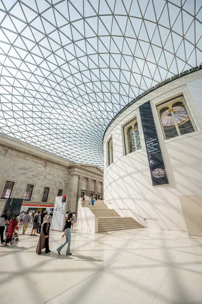 London August 2022 Wide Angle View Great Hall British Museum — Foto de Stock