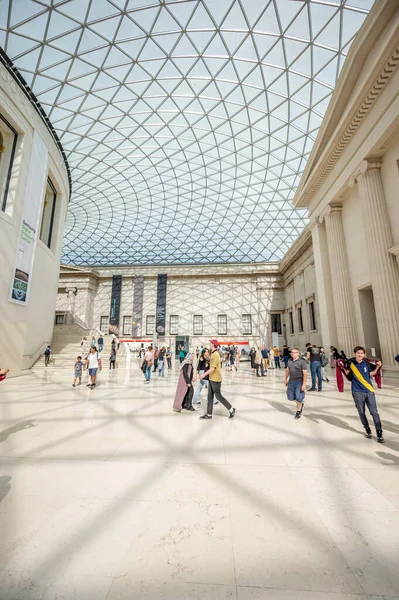 London August 2022 Wide Angle View Great Hall British Museum — Foto de Stock