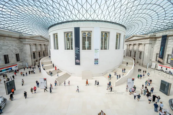 London August 2022 Wide Angle View Great Hall British Museum — Foto de Stock