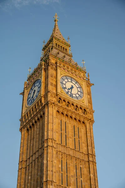 Big Ben London View Popular London Landmark Clock Tower Known — Stock fotografie