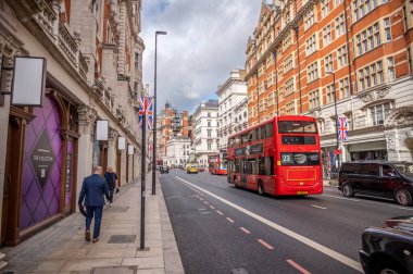 London, UK - August 24, 2022: Views along Knightsbridge in London, England.