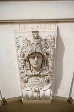 London, UK - August 24, 2022: Exterior facade of the Natural History Museum in London and the large crowds of visitors.