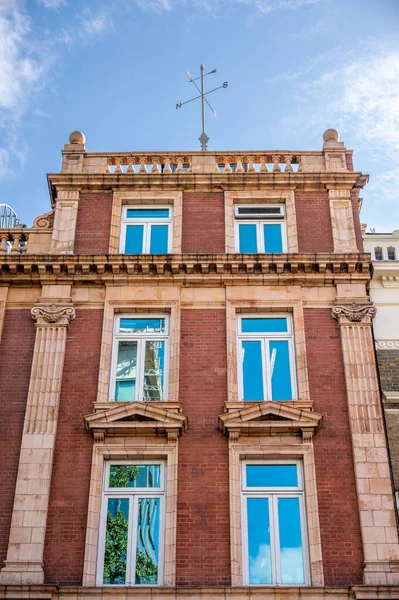 Traditional Brick Architecture Buildings London Grand Capital — Stock Photo, Image