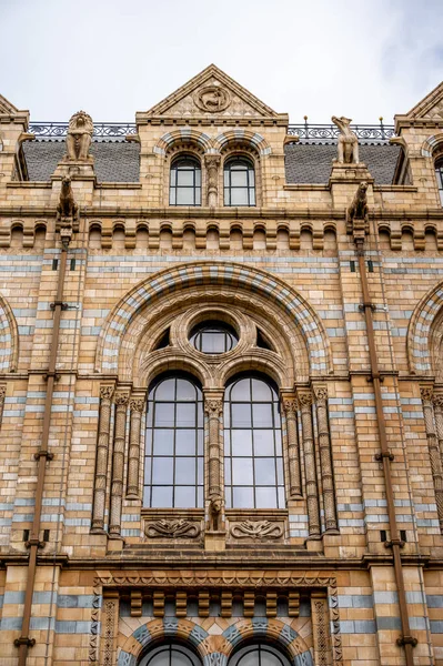 Exterior Facade Natural History Museum London Its Ornate Terracotta Facade — Photo