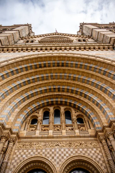 Exterior Facade Natural History Museum London Its Ornate Terracotta Facade — Stockfoto