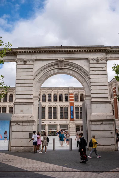 London August 2022 Exterior Detail Victoria Albert Museum Kensington Area — ストック写真