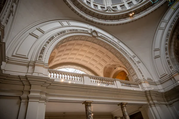 London, UK - August 24, 2022: Exhibits inside the Victoria and Albert Museum in the Kensington area of London.