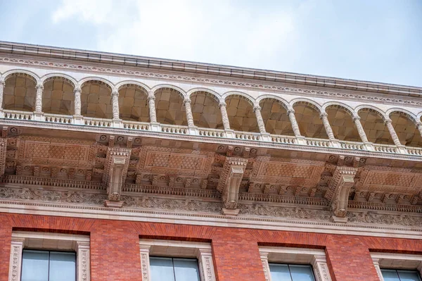 London August 2022 Exterior Detail Victoria Albert Museum Kensington Area — Stock Photo, Image