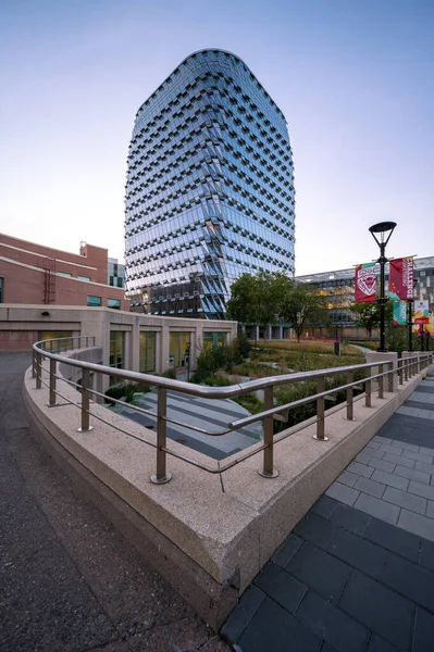 Calgary Alberta Setembro 2022 Exterior Nova Torre Mackimmie Campus Universidade — Fotografia de Stock