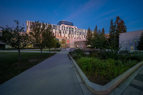 Calgary Alberta Septiembre 2022 Exterior Biblioteca Digital Familia Taylor Campus — Foto de Stock