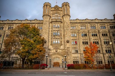 Ottawa, Ontario - October 22, 2022: Connaught Building is a national historic site built in 1913 with Tudor-Gothic style in downtown Ottawa, Canada. Now this building is Customs and Revenue Agency.