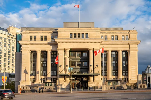 Ottawa Ontario October 2022 Senate Canada Government Building Rideau Street — Stock Photo, Image