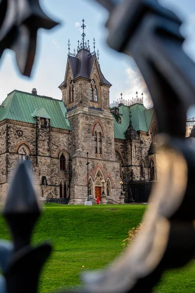 Ottawa Ontario October 2022 East Block Canada Parliament Hill Seen — Stock Photo, Image