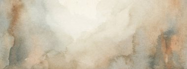 Grunge desenli suluboya eski kahverengi arkaplan, bulutlu sepia kahverengi pankartta klasik mermer desenli tasarım.