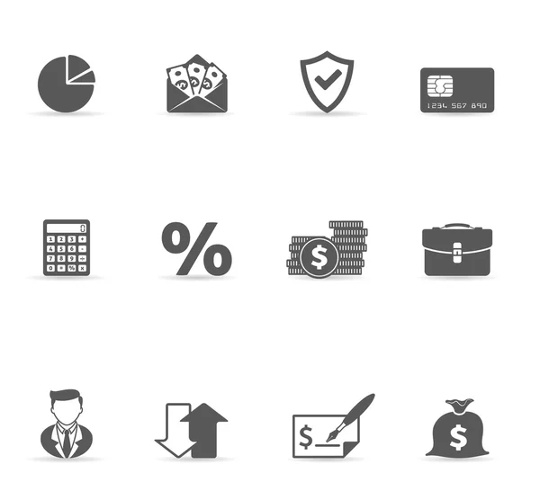 Finance icon set — Stock Vector