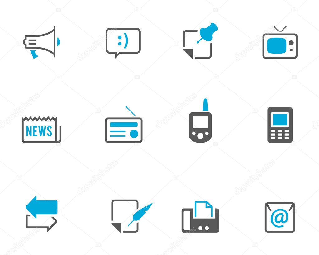 Communication icon series.