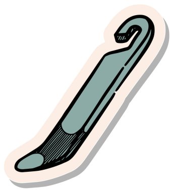 Yapıştırma biçimi illüstrasyonunda elle çizilmiş merak simgeleri