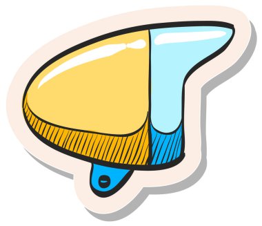 Etiket stili vektör illüstrasyonunda el çizimi Bisiklet başlığı simgesi