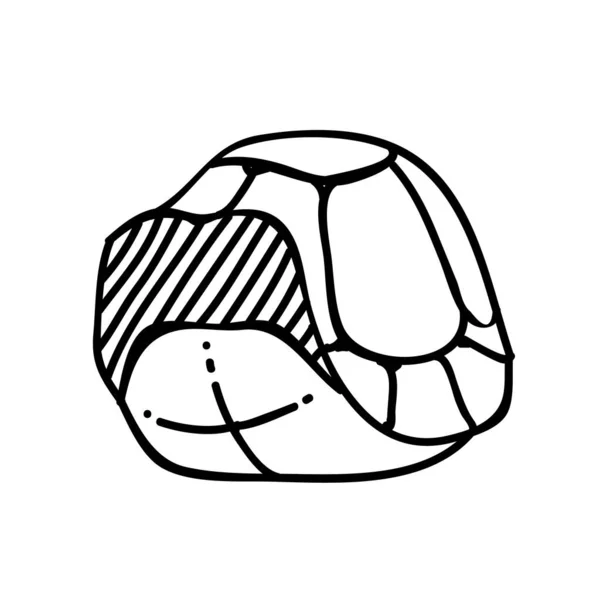 Значок Черепахи Рука Намальована Векторна Ілюстрація Змінити Хід Рядка — стоковий вектор