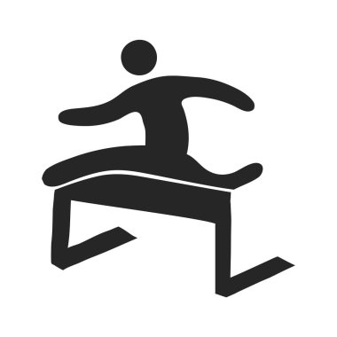 El çizimi Engelli çalışma vektör çizimi