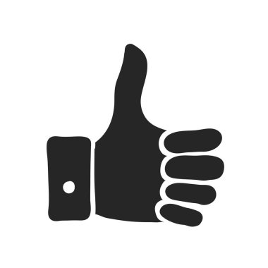 El çizimi Başparmak el vektör çizimi