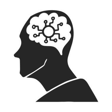 El çizimi yapay zeka konsept vektör çizimi