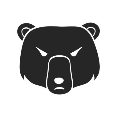 Elle çizilmiş ayı illüstrasyon vektör