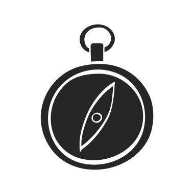 El çizimi pusula vektör çizimi