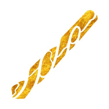 Altın folyo doku çizimi için ahşap işleme aracı