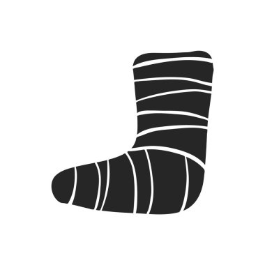 El çizimi ayak vektörü çizimi