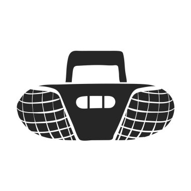 El çizimi Kaset oynatıcı vektör çizimi