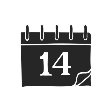 El çizimi Takvim vektör çizimi