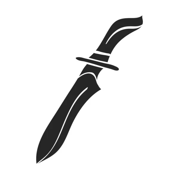 Hand Drawn Knife Vector Illustration — Stock Vector