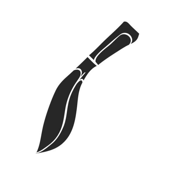 Ručně Kreslená Vektorová Ilustrace Nože — Stockový vektor
