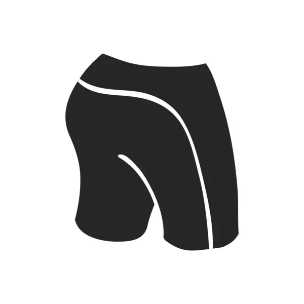 Dibujado Mano Pantalones Ciclismo Vector Ilustración — Vector de stock