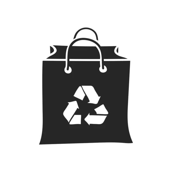 Handgezeichnete Recycle Symbol Vektor Illustration — Stockvektor