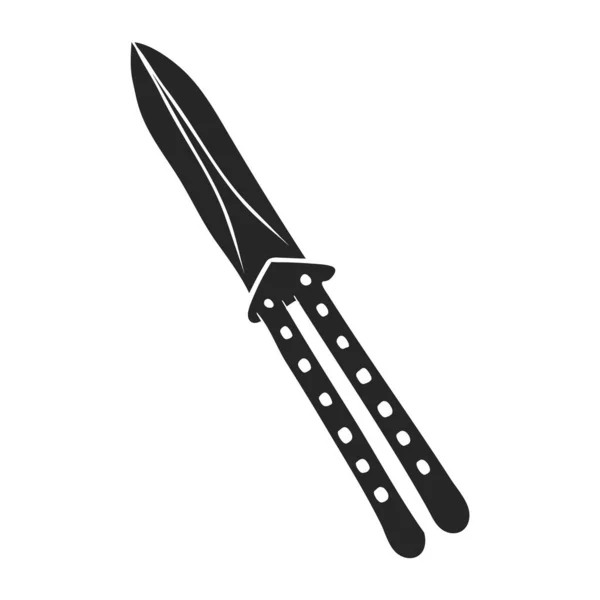 Hand Drawn Knife Vector Illustration — Stock Vector