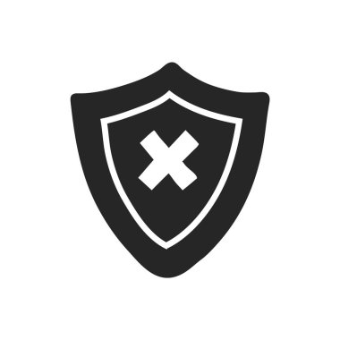 El çizimi Kalkan vektör çizimi