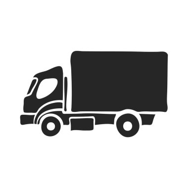 El çizimi Kamyon vektör çizimi