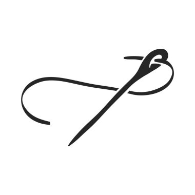 El çizimi İğne vektör çizimi