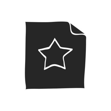 El çizimi Favori vektör illüstrasyonu