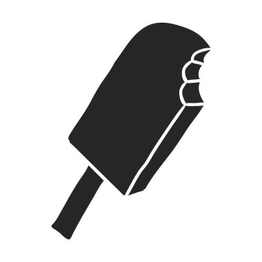 Elle çizilmiş dondurma vektör çizimi