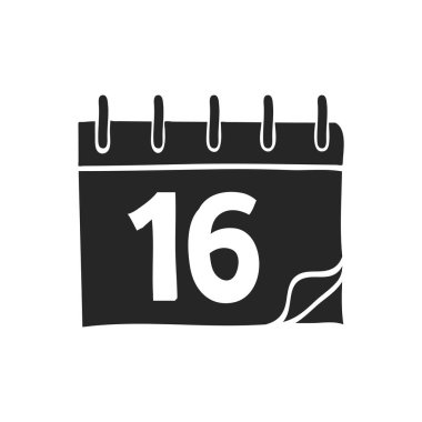 El çizimi Takvim vektör çizimi