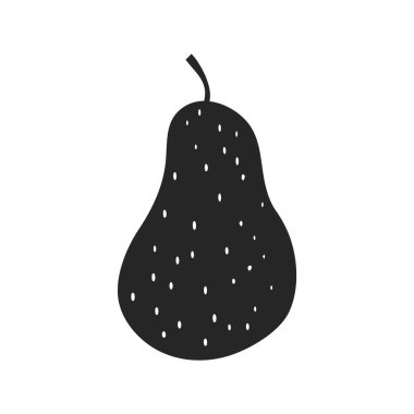 El çizimi Armut vektör illüstrasyonu